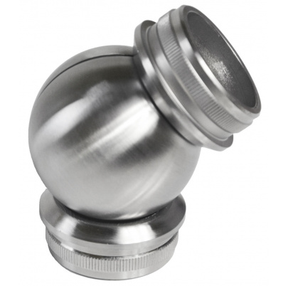 Spojka s kĺbom na trubku ø42.4mm, brúsená nerez AISI304