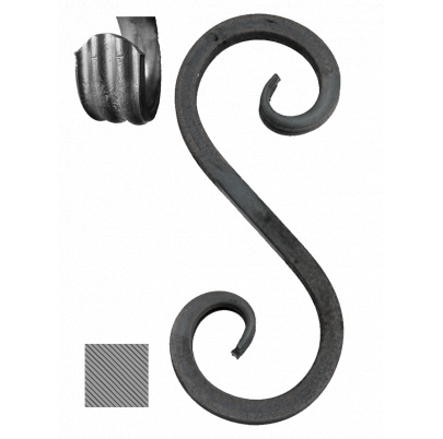 Esko (230x80mm), 12x12mm, hladké, základné rozkutie