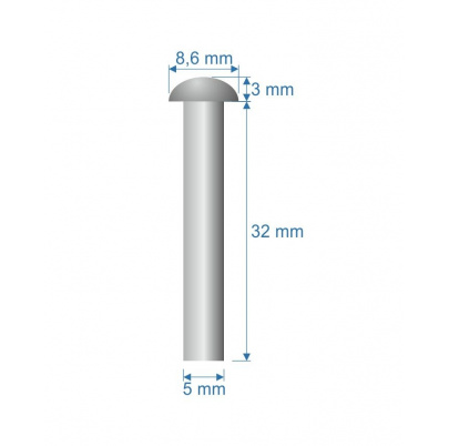 Nit kováčsky 5x32mm