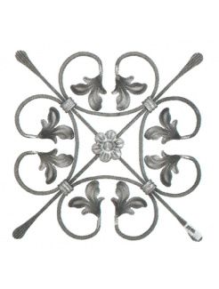 Ornament 340x340 mm, profil hladký 12x6mm