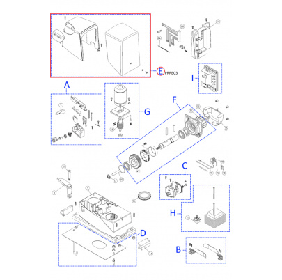 PRRB03 kit krytu pre ROAD400R10