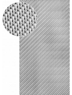 Plech  pozinkovaný, 2000x1000x1,2mm - PLETENINA, 3D vzor