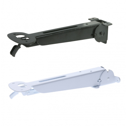 Sklápateľná konzola s blokovaním, L 285mm, nosnosť 30KG/PÁR, povrchová úprava biela alebo čierna farba