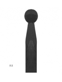 špic typu K4, štvorhran 14x14 hladký, dlžka 150mm