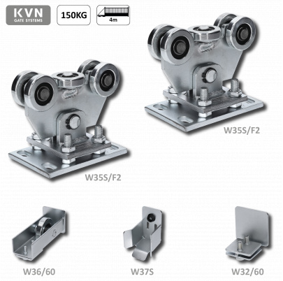 Set bez profilu pre samonosný systém, (2x W35S/F2, 1x W32/60, 1x W36/60, 1x W37S)