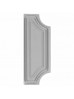 štít bez otvorov 280x100x3mm