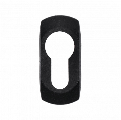 štítok na vložku 51x24x8,5mm, čierny plast PVC