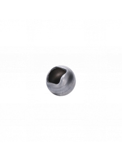Guľa dutá ø 15mm, otvor 7x7mm, hrúbka steny 1mm