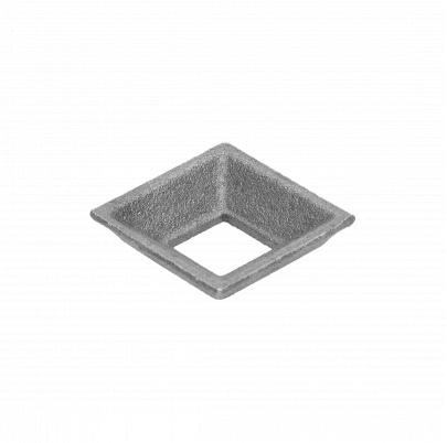 Krytka 50x50x16mm s otvorom 21x21mm, odliatok