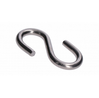 S-hák symetrický, d=6mm, art.8160, A4/AISI316