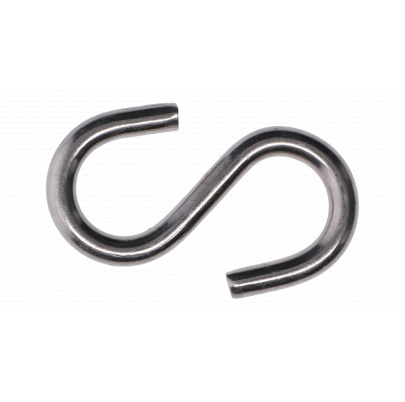S-hák symetrický, d=6mm, art.8160, A4/AISI316