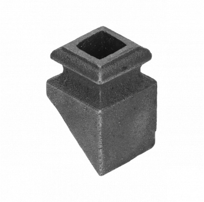 DOPREDAJ: Krytka odlievaná, 32x32mm, diera:15x15mm