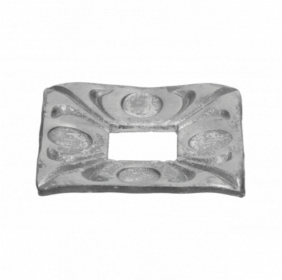 Pätka, 80x80x4mm, otvor: 21x21mm