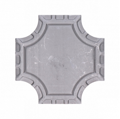 Pätka ozdobná, 75x75mm, hrúbka:2.5mm