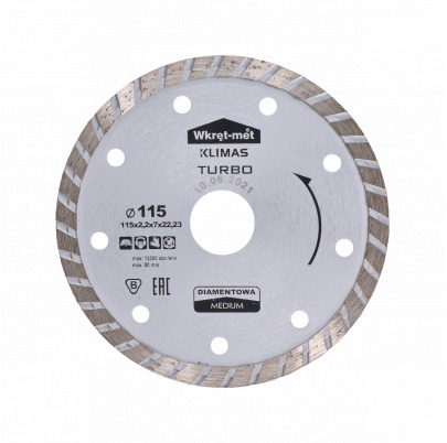 Turbo diamantový kotúč 115x2.2x22