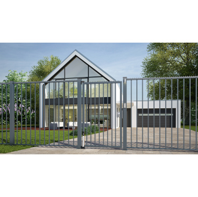 LOCINOX® INTERIO - zabudovaný hydraulický zatvárač pre krídlové brány do 150 kg / 1.5 m, otvárateľný do 125°