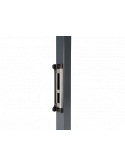 LOCINOX® SFKI dorazová lišta z nehrdzavejúcej ocele pre zámky FORTYLOCK, FIFTYLOCK, SIXTYLOCK, na profil 30x30 mm