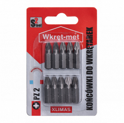 10 dielny blister bitov PZ2, dĺžka 25mm