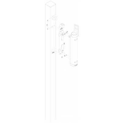 LOCINOX® RHINODRILL súprava náradia pre montáž zatvárača brány RHINO