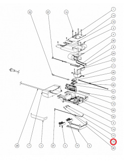 850SLED000A00 18LED pásik, neutrálna biela, IP20, pre HALO 700 a 1000