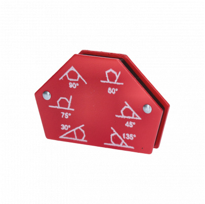 Zvárací magnet / zvárací uhol, zaťaženie 12kg, meracie uhly: 30°, 45°, 60°, 75°, 90°, 105°, 135°