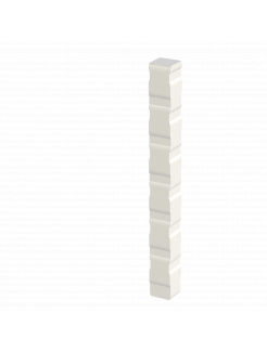Plná štvorcová tyč 12x12x6000mm, čierna S235, - zdobená po stranách, cena za KUS