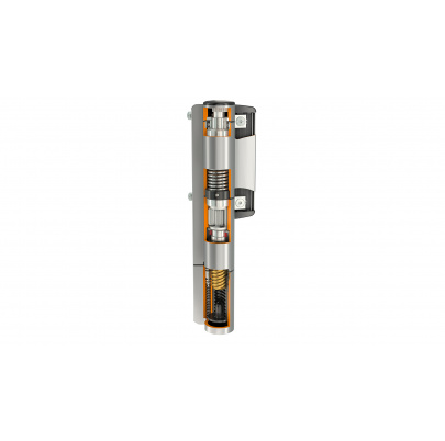 LOCINOX® MAMMOTH180 záves otvárateľný 180°, nastaviteľný 2D, integrovaný hydraulický zatvárač, pre krídlové bránky do 150 kg