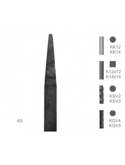 Kovaný špic typu K5