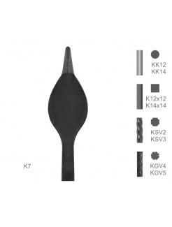 Kovaný špic typu K7