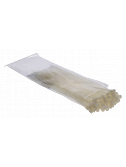 Sťahovacia páska / viazacia páska, natural, 100ks balenie, D:2.5 L:150