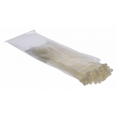 Sťahovacia páska / viazacia páska, natural, 100ks balenie, D:2.5 L:150
