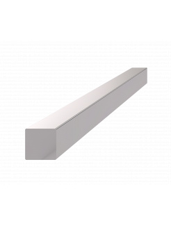 DOPREDAJ! Štvorhran 12x12mm, cena za 2m nerez bez povrchovej úpravy AISI304
