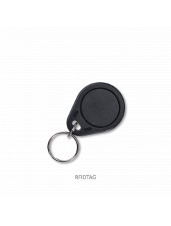 RFID čip-kľúčenka, vhodná pre KEY a NICE čítačky, čierna bez potlače
