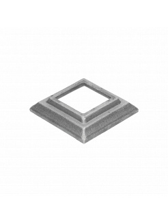 Krytka 80x80x17mm s otvorom 41x41mm, odliatok