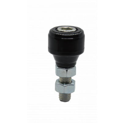Polyamidový vodiace koliesko D-32.5mm, H-39mm, M12 pre horné vedenie posuvných brán
