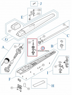 SPAMG217B00A kit prevodovky TO4005/6/16/16P/15/15P/5015/16