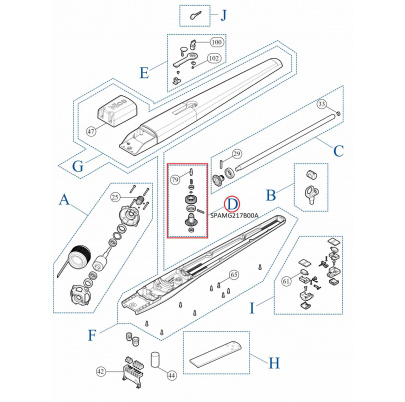 SPAMG217B00A kit prevodovky TO4005/6/16/16P/15/15P/5015/16