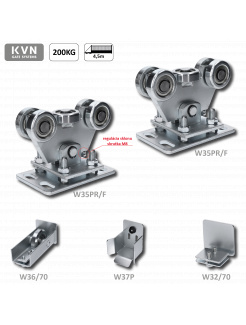 Set bez profilu pre samonosný systém, (2x W35PR/F, 1x C397P, 1x W36/70, 1x W32/70)