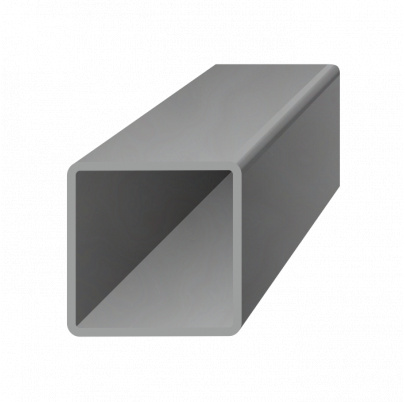 Uzavretý profil 40x40x2,5mm, čierny S235, hladký L=2000mm, cena za 1ks(2m)