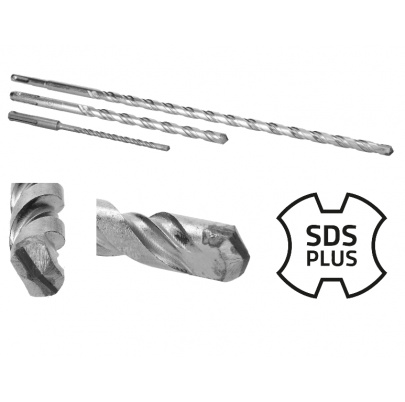 Vrták SDS PLUS dvojbritý 8x600