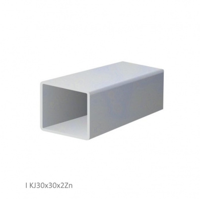 Uzavretý profil 30x30x2mm, zinkovaný DX51D+Z100, hladký L=6000mm, cena za kus