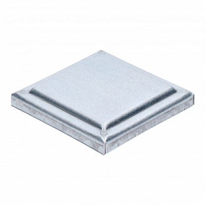 Strieška plechová plochá, pozinkovaná, 80x80x1.5mm