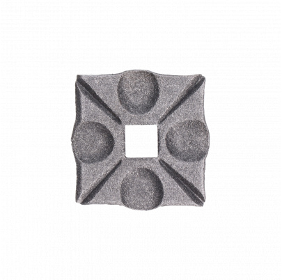 Pätka, 54x54x6mm, otvor:12.5x12.5mm