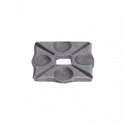 Pätka, 54x54x6mm, otvor:12.5x12.5mm