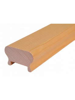 Skrátený drevený profil (62x43mm /L:2300mm), materiál: buk, brúsený povrch bez náteru, balenie: PVC fólia.