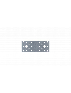 Plochá spojka 140x55mm, 2,5mm pozink, počet dier s priemerom 5mm-20ks, 11mm-2ks