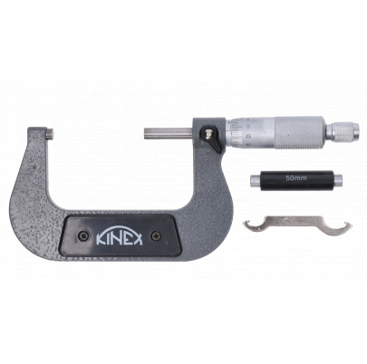 DOPREDAJ Mikrometer strmeňový KINEX 50-75 mm/0,01mm, ČSN 25 1420, DIN 863