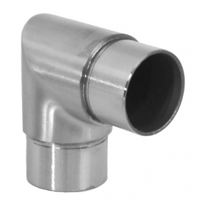 Spojka rohová na trubku ø42.4mm, brúsená AISI304