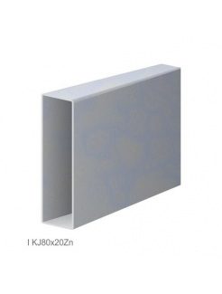 Poškodený uzavretý profil 80x20x1,2mm, zinkovaný DX51D+Z100, hladký L=6000mm, cena za kus