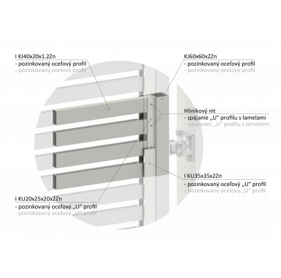 Uzavretý profil 60x20x1,2mm, zinkovaný DX51D+Z100, hladký L=6000mm, cena za kus